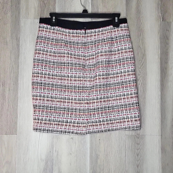 🛍Talbots Petites Shimmer Woven Lined Pencil Mini Skirt Womens Size 8P - Picture 2 of 8